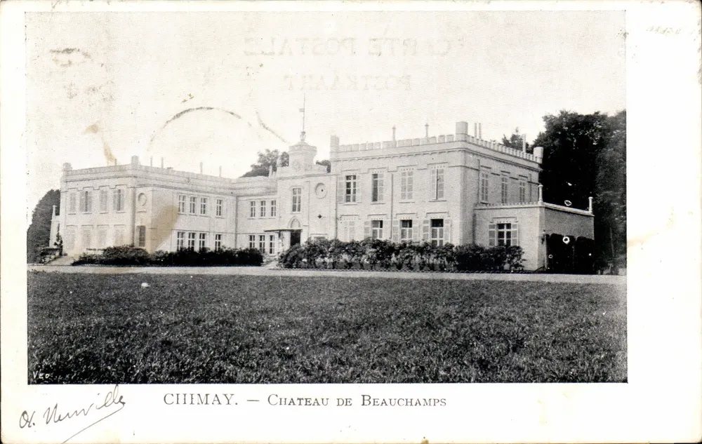 Chimay — Château de Beauchamps — O. Nerville - Recto