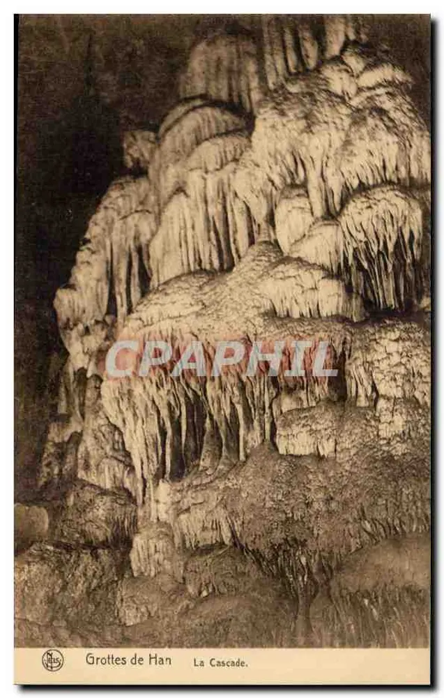 Grutas de Han — A Cascata — NIS - Frente