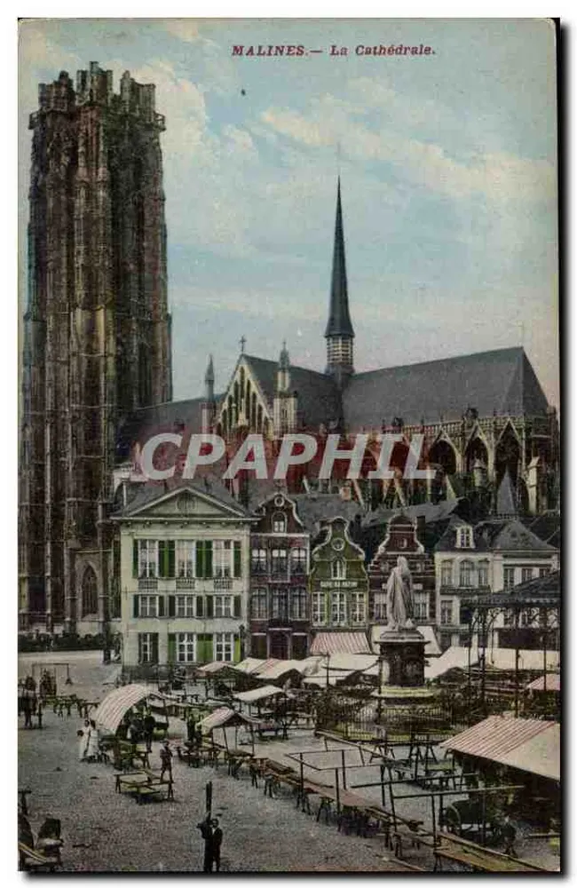 Malines — De Kathedraal — uitgever niet geïdentificeerd - Voorkant