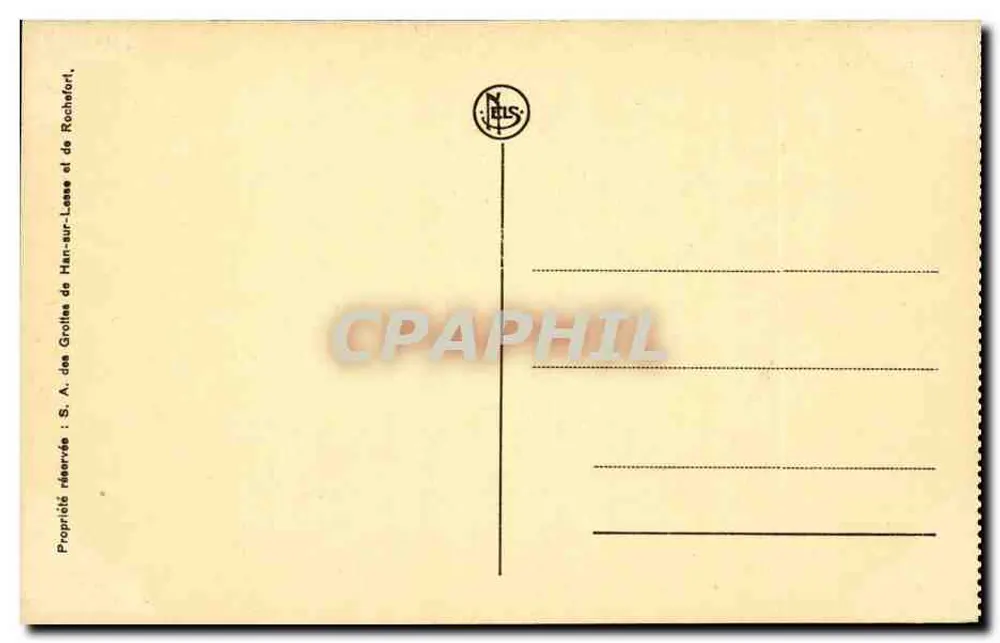 Höhlen von Han — Saal der Käfer — Verlag N. Leis - Rückseite