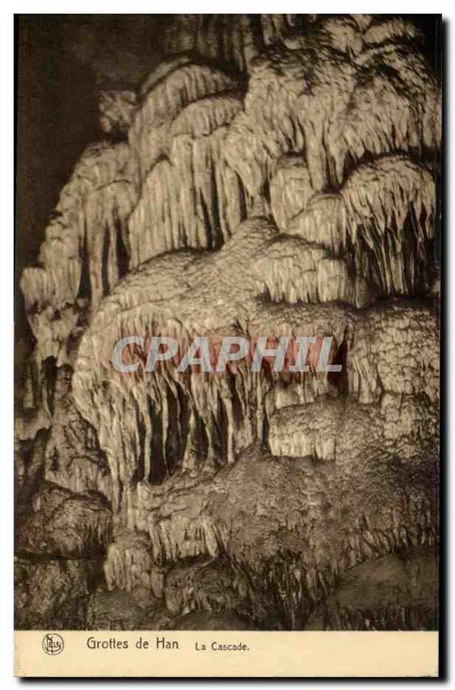 Grutas de Han — A Cascata — N. S. Editor - Frente
