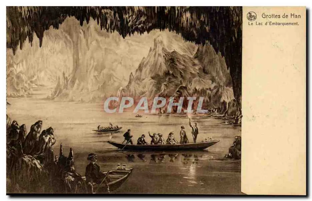 Höhlen von Han — Der Embarkationssee — Verlag N. B. S. und Rochefort - Vorderseite