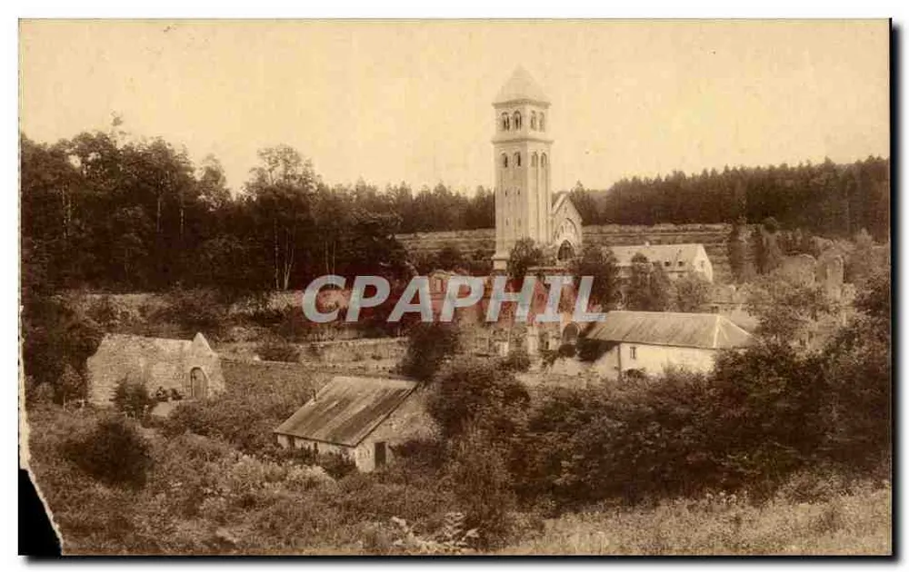 Abtei Orval — Ansicht von der Nordseite — Erm. Thill, Brüssel - Vorderseite