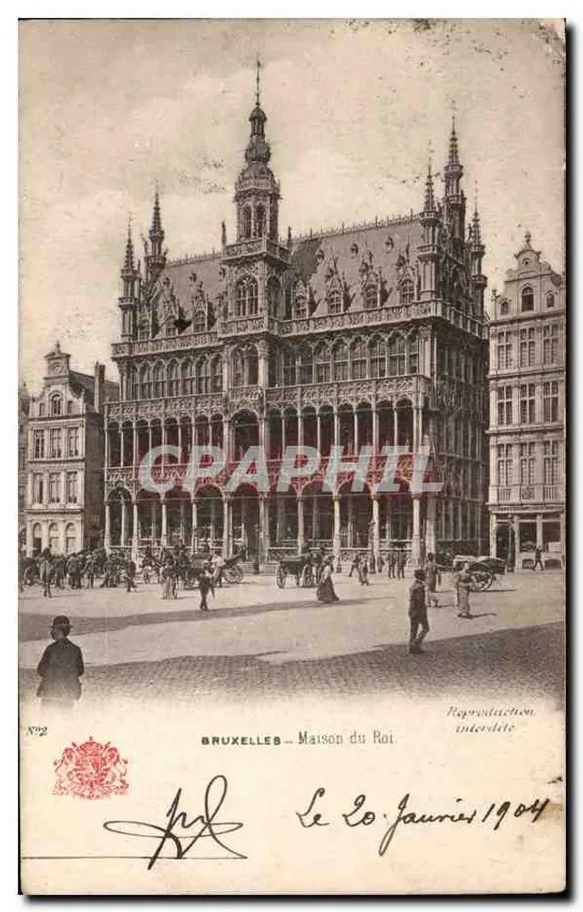 Bruxelas — Casa do Rei — Grand Bazar, Bruxelas - Frente