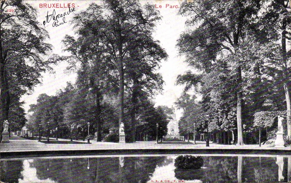 Bruxelas - O Parque - G. B. & CIE, F. S.M. n°129 - Frente