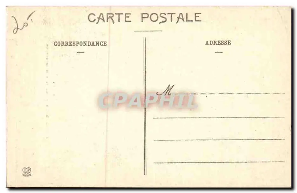 Rocamadour - Capela Milagrosa — editor LAGOUNE FRÈRES, Toulouse - Verso