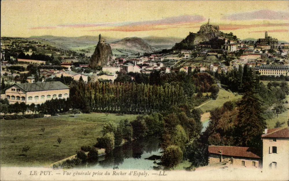 Le Puy — Allgemeiner Blick vom Rocher d'Espaly — LL - Vorderseite
