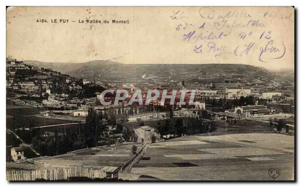 LE PUY — A Vale do Montell — Editor anônimo, n° 4164 - Frente