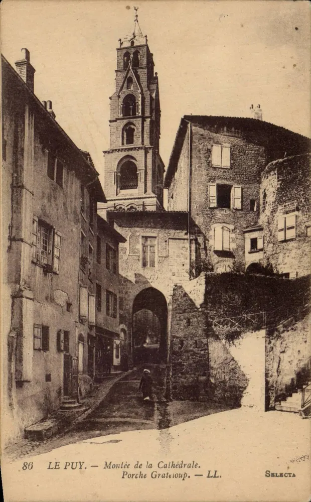 Le Puy — Kathedralberg — Porche Gratieoup — Selecta - Vorderseite