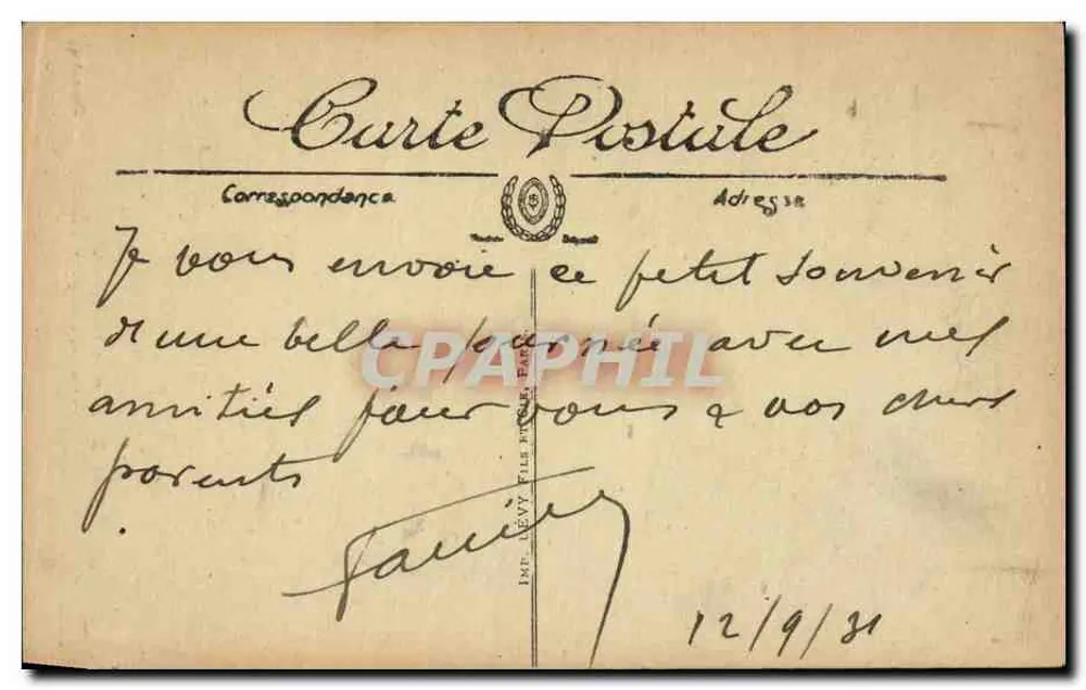 Le Puy — Kathedralberg — Porche Gratieoup — Selecta - Rückseite