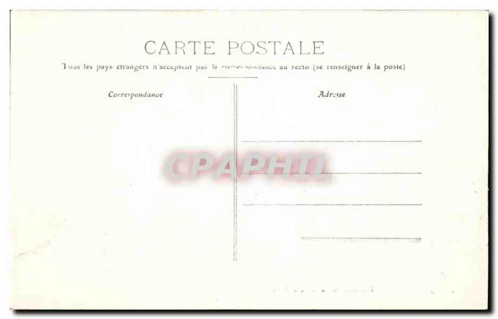 Rocamadour, visto da Estrada de Couzou — Saint-Céré (Lot) — Editor Bandel, n° 534 - Verso