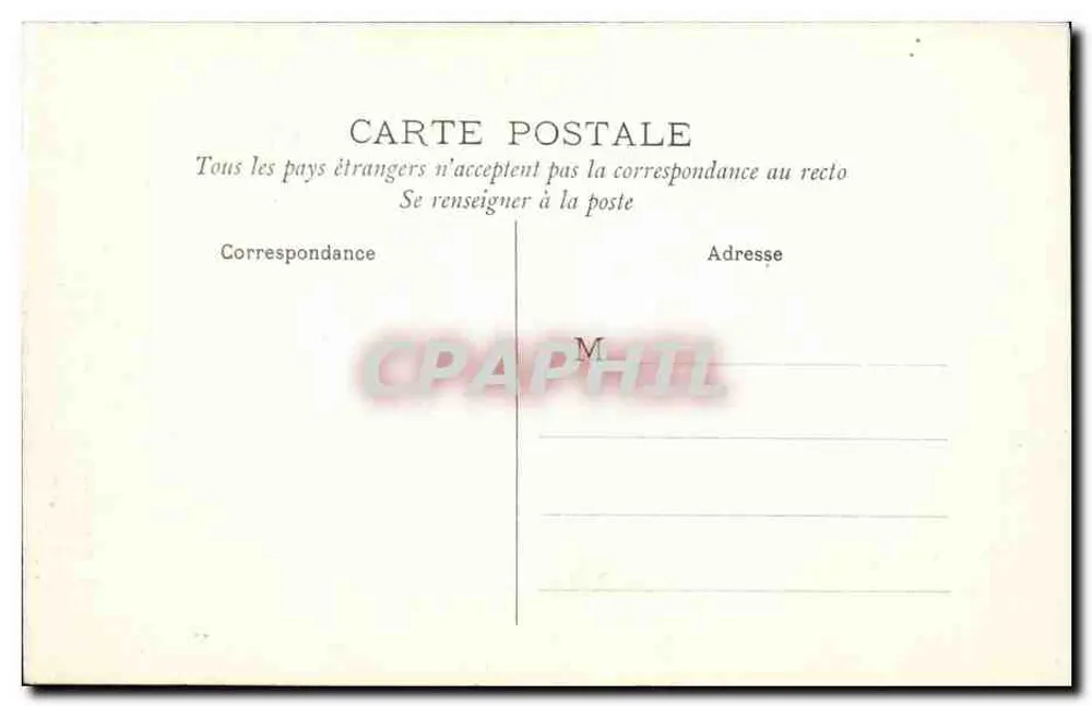 Portale della Chiesa del Puy — Aurillac — Germain Matroux Aîné, editore, n° 154 - Verso