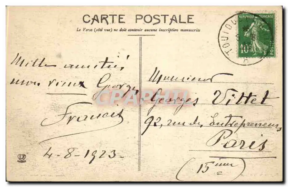 Rocamadour — Vista Geral — Editor: Perrine Labouine, Toulouse - Verso