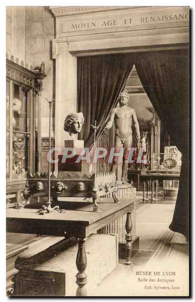 Museu de Lyon — Sala das Antiguidades, Coleção Sylvestre — Sala Idade Média e Renascimento - Frente