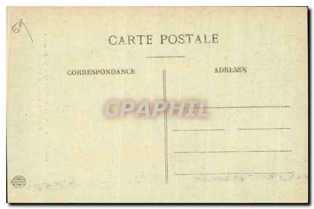 LYON — Statue von Henri IV und die Kariatiden — Fronton des Rathauses - Rückseite
