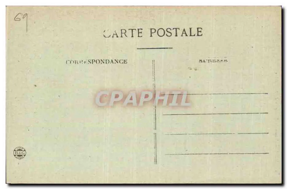 LYON — Nova Basílica de Fourvière — Editor BEG, n°72 - Verso