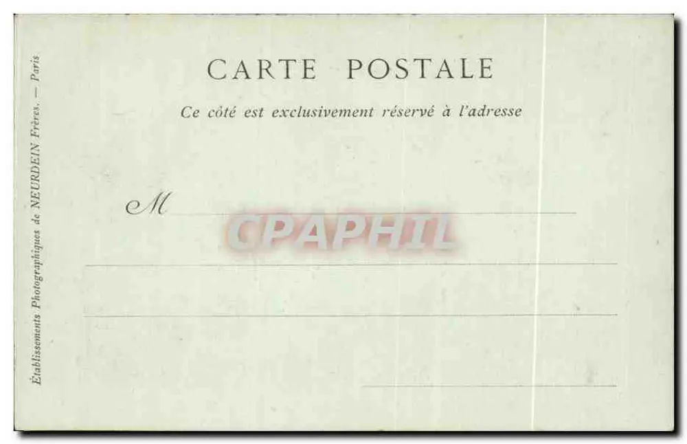 Castelo de Chenonceaux — Facha Meridional — Collections ND Phot - Verso