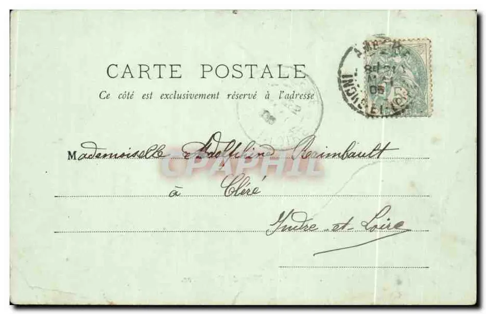 Amboise — Praça do Comércio — Fot. Mme Marchais, n°30 - Verso