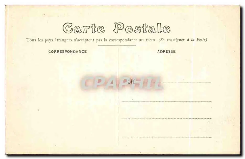 Amboise — O Castelo e a Loire — G. Louvre, livreiro Amboise - Verso