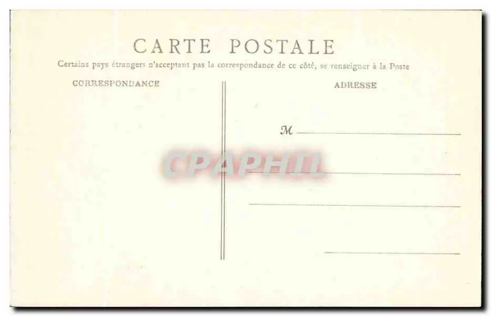Amboise — Hotel de Ville (classificado como Monumento Histórico) — B.F. Paris - Verso