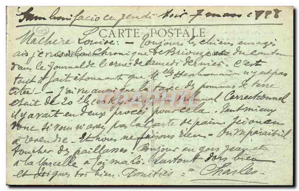 Lyon - Abside de la Nouvelle Église de Fourvière — B. F., Paris, n°170 - Verso
