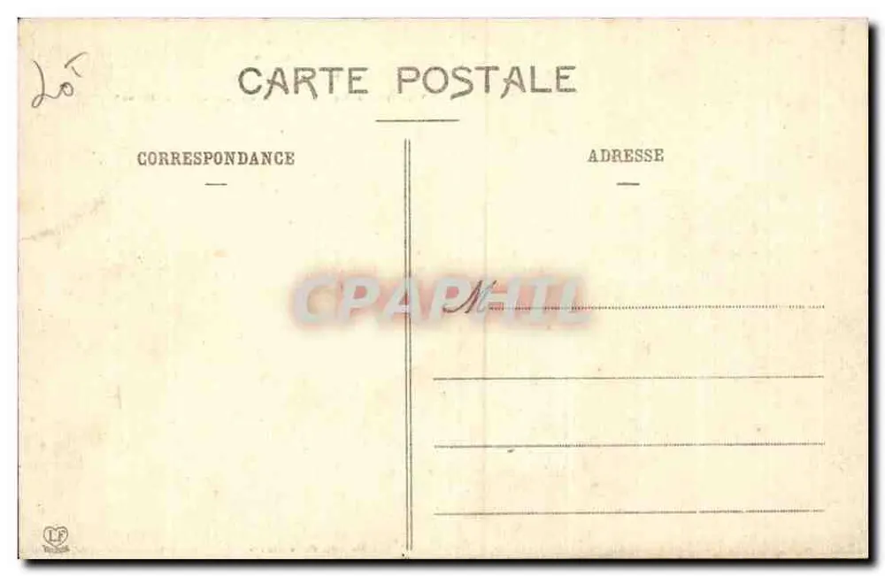 Rocamadour — Ansicht vom Weg nach Labastide-Murat — Phototypie Labouché Frères Toulouse - Rückseite