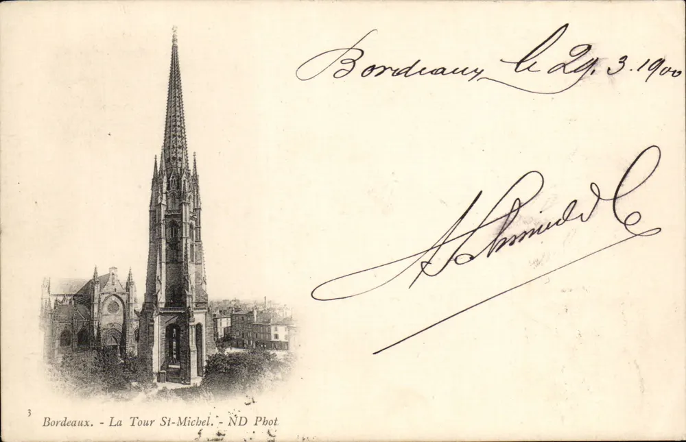 Bordeaux - De toren St-Michel - ND Pbot - Voorkant