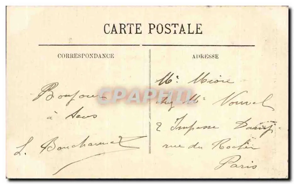 Bordeaux — As Flechas da Catedral — LL. n°122 - Verso
