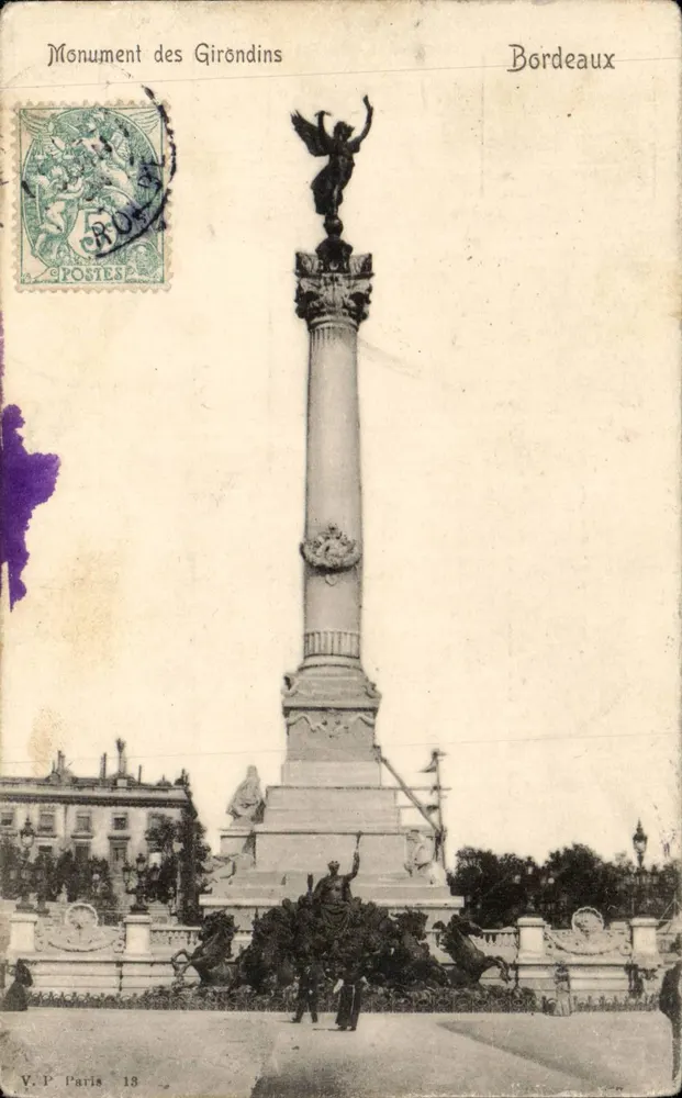 Monument dos Girondins — Bordeaux — V.P. Paris 13 - Frente