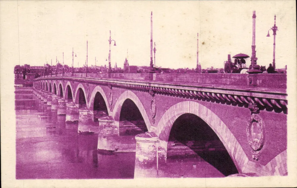 Bordeaux — O Ponte — Fototipia Ch. Champon, Bordeaux - Frente