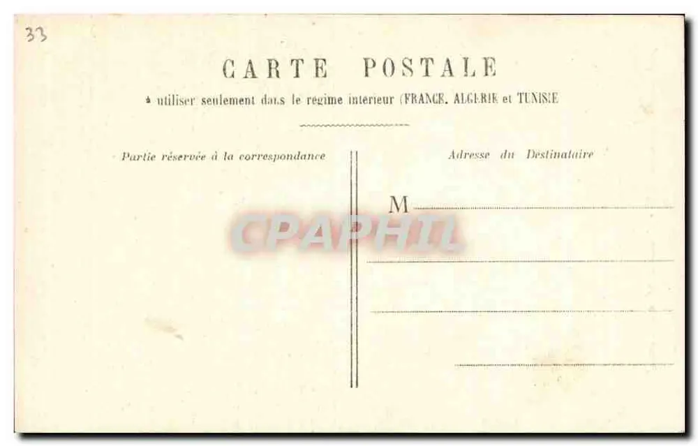 Bordeaux - Monument de Gambetta — H. L. BRASSE - Verso