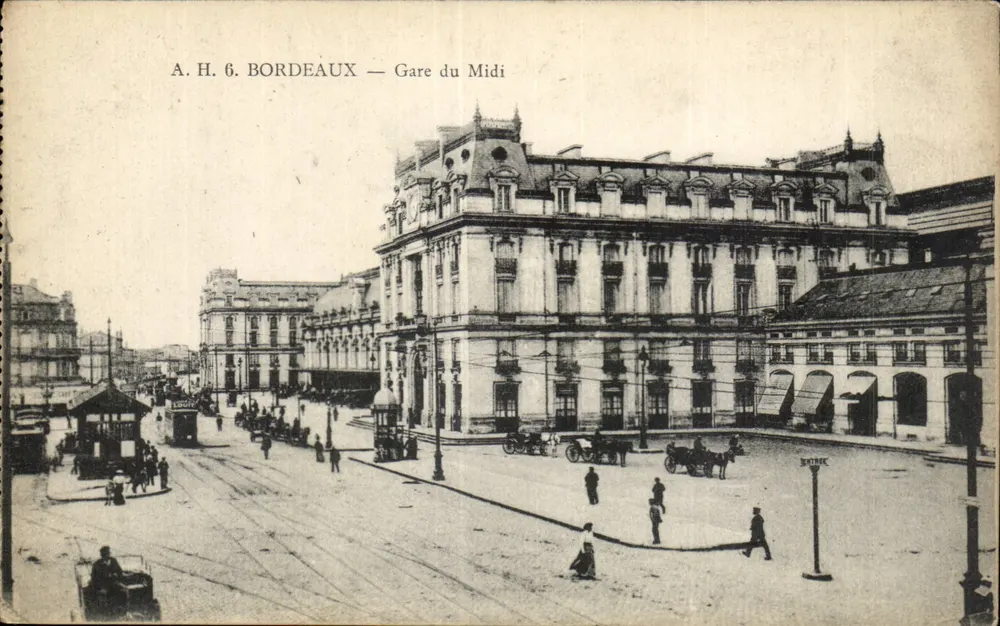 Bordeaux — Estação do Meio-Dia — A.H. 6 - Frente