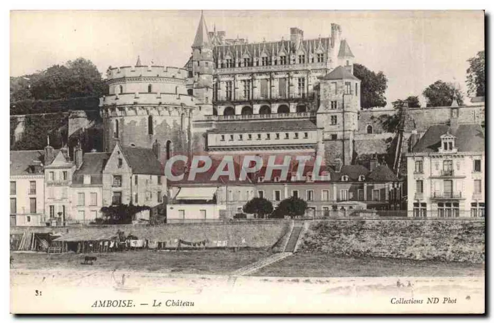 Amboise — O Castelo — Collections ND Phot - Frente