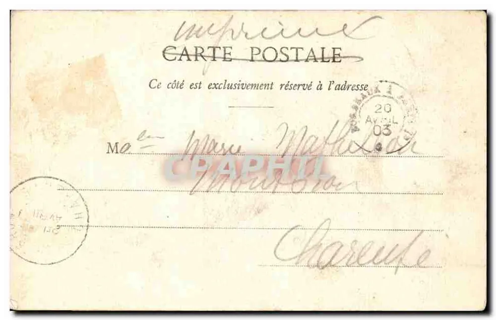 Bordeaux — Der große Eisenbahnbrücke über die Garonne — Henry Guillier, 31, 62 bis und 44, rue Fonneuve - Libourne - Rückseite