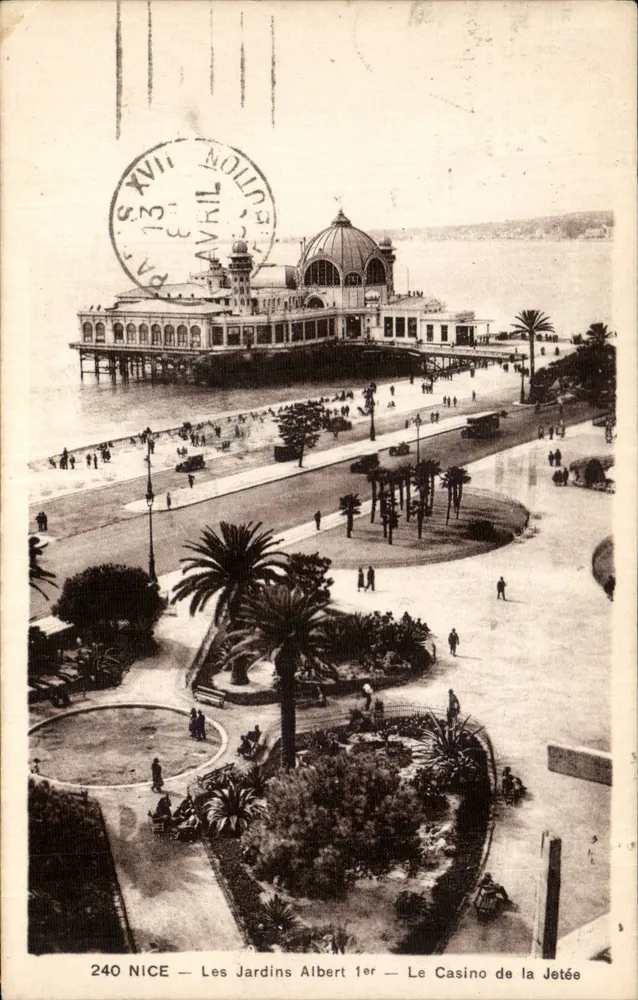 Nice — Les Jardins Albert 1er — Le Casino de la Jetée - Vorderseite