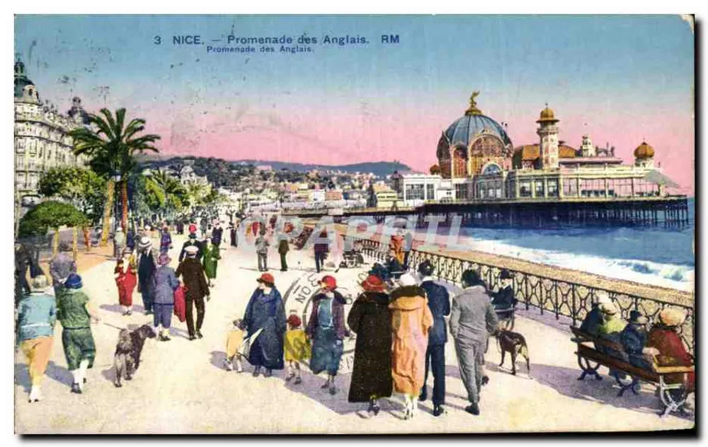Nice — Promenade dos Ingleses — RM - Frente