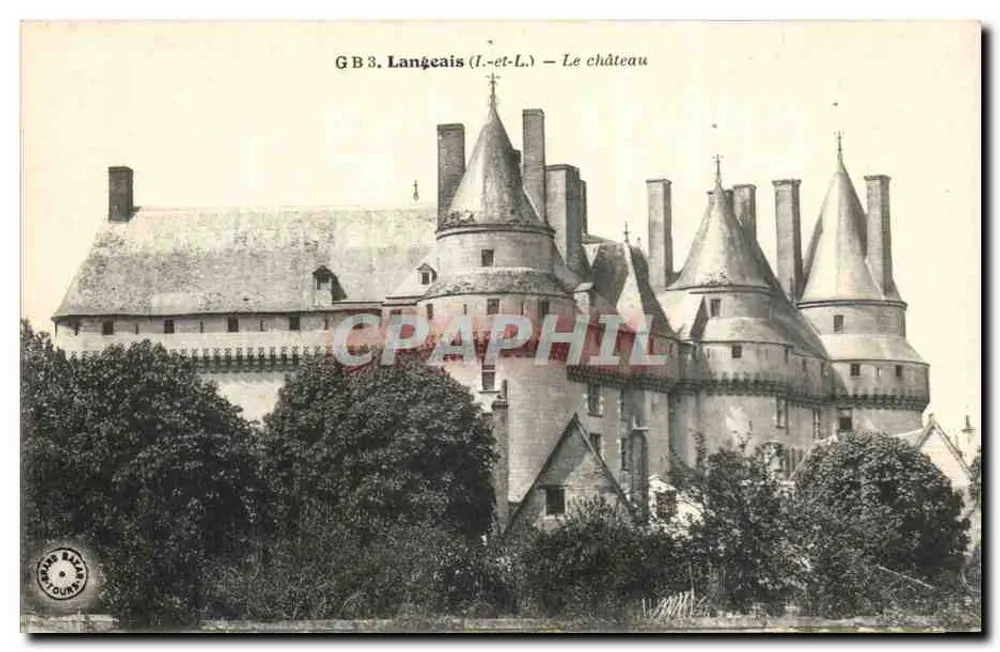 Langeais (Loir-et-Cher) — O castelo — Editor: Grand Bacchus - Frente