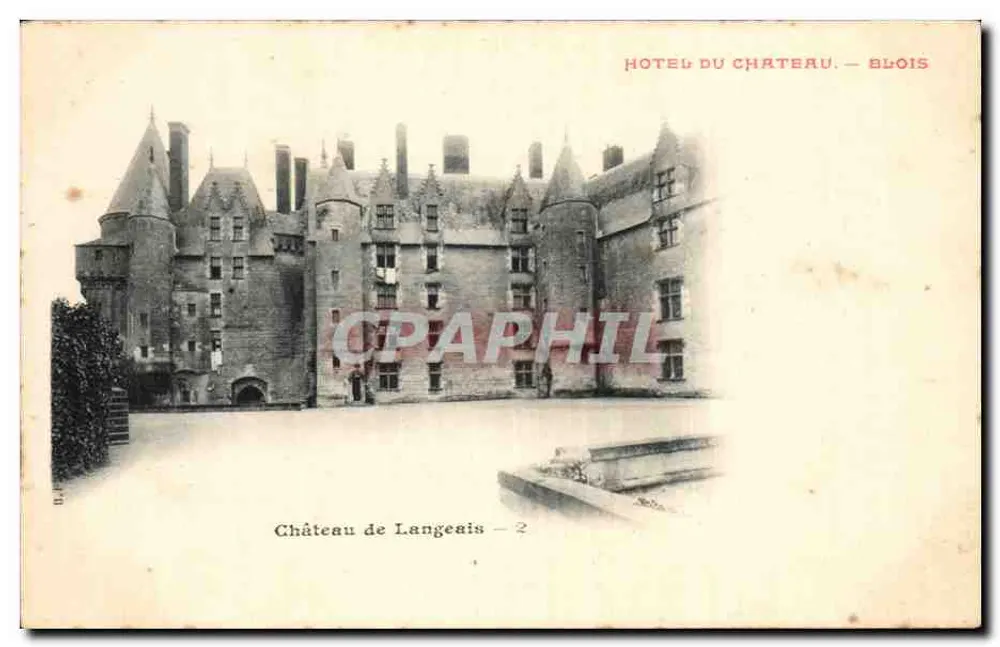 Schloss Langeais — Hotel du Château — Blois - Vorderseite
