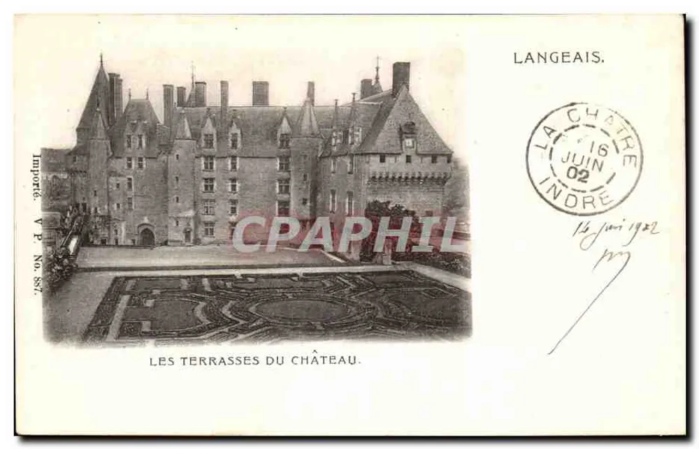 Les Terrasses du Château — Langeais — Importada V.P. No. 887 - Frente