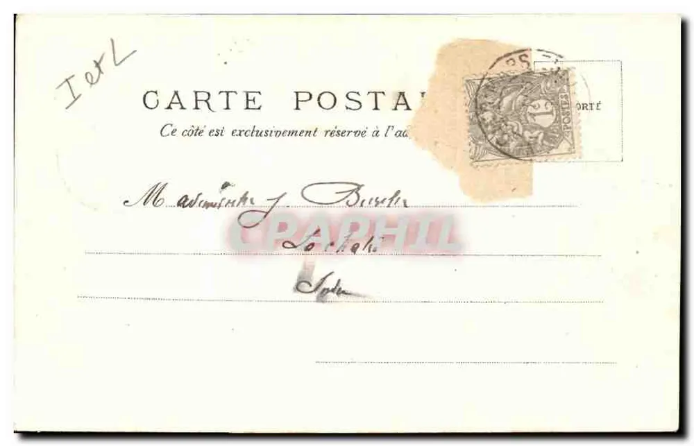 Les Terrasses du Château — Langeais — Importada V.P. No. 887 - Verso