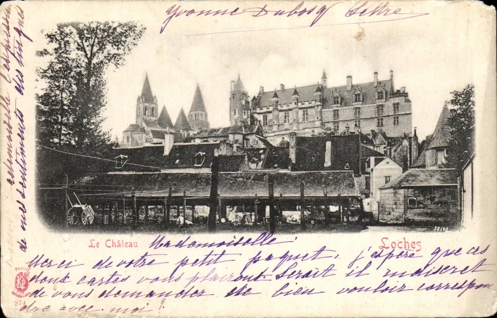 O Castelo — Loches — editor SAVOY n°274 - Frente