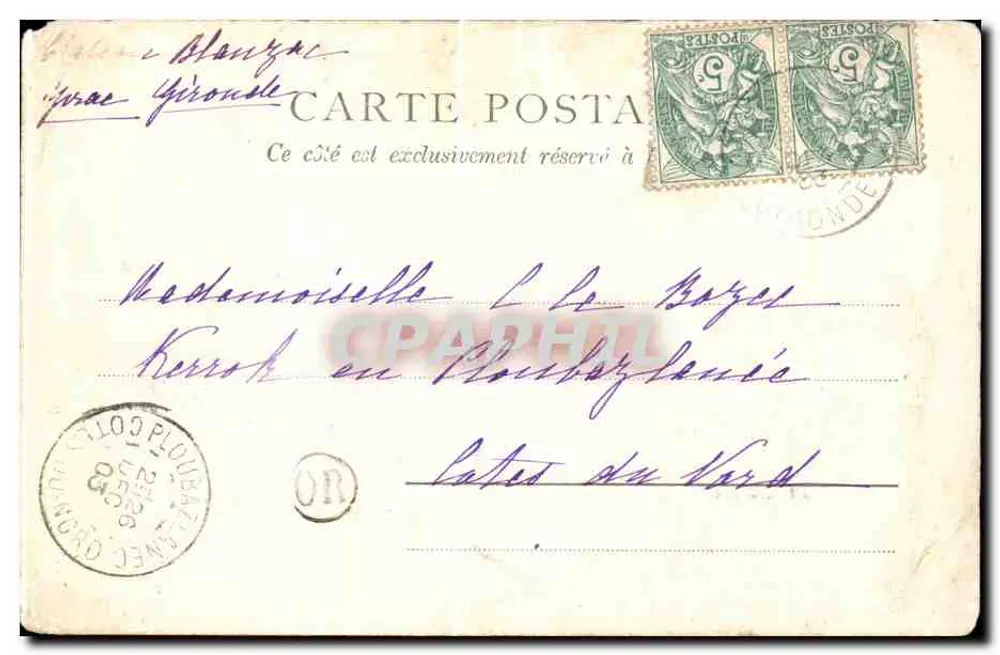 O Castelo — Loches — editor SAVOY n°274 - Verso