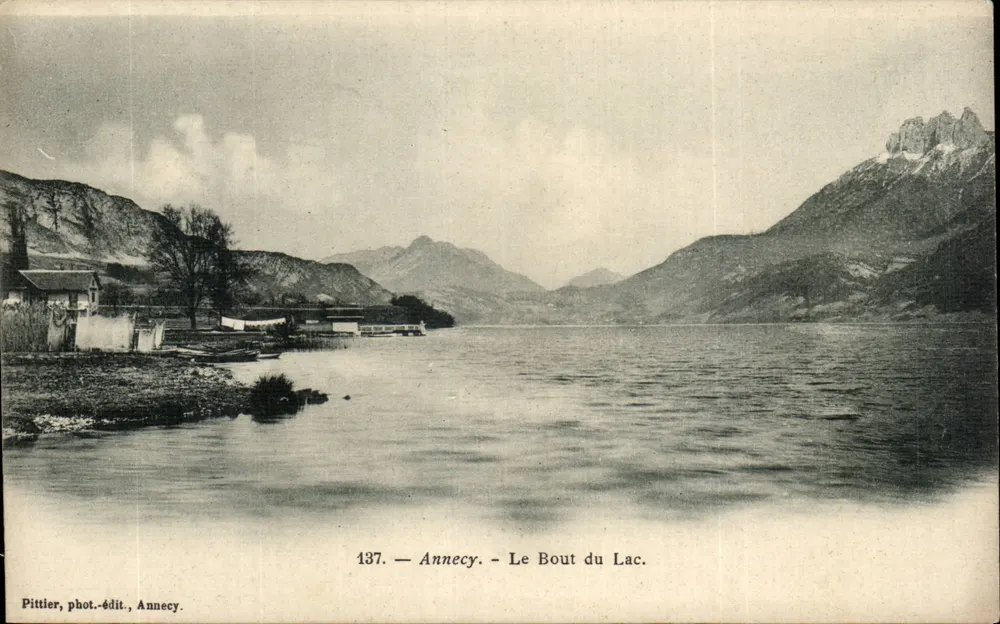 Annecy — Koniec jeziora — Pittier, fot. i wyd., Annecy, n° 137 - Awers