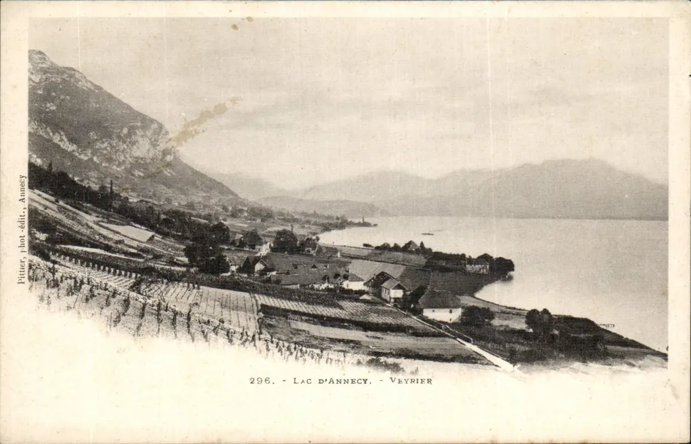 Lago de Annecy - Veyrier — Pictur, fot.édit., Annecy, n°296 - Frente