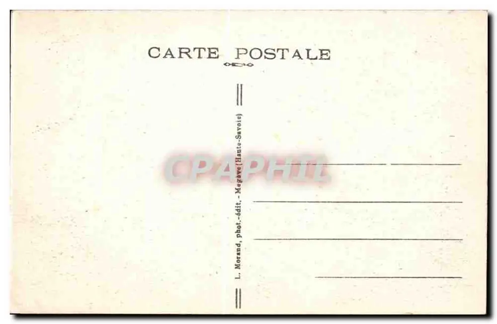 Chamonix-Mont-Blanc — Le Glacier des Bossons et le Chalet — n° 891 - Verso