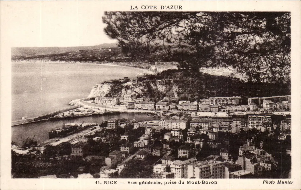 Nice — General view, taken from Mont-Boron — Photo Munier - Front