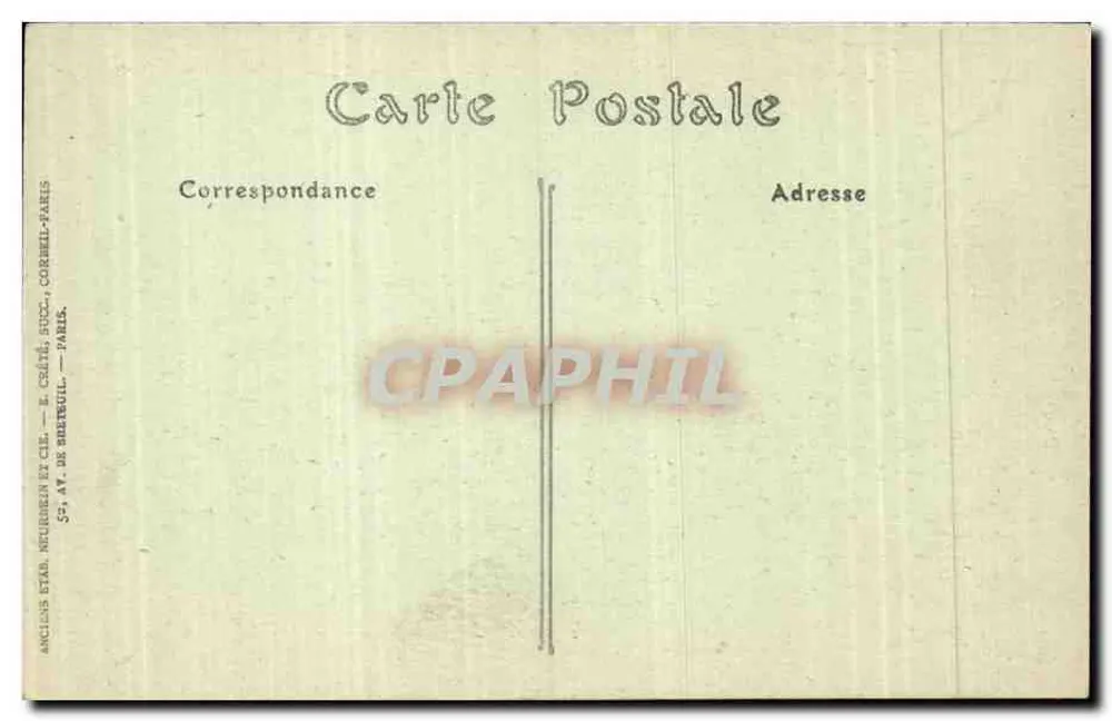 Saint-Paul (Alpes-Maritimes) — Vista geral — Ancilins Est. Neurysin & Cie, Corbeil-Paris, n° 1339 - Verso