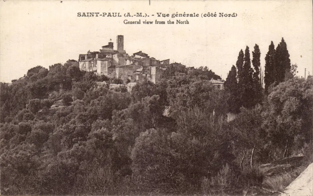 Saint-Paul (A.-M.) — Vista geral (lado Norte) — J. Gilletta & Cie, Nice - Frente
