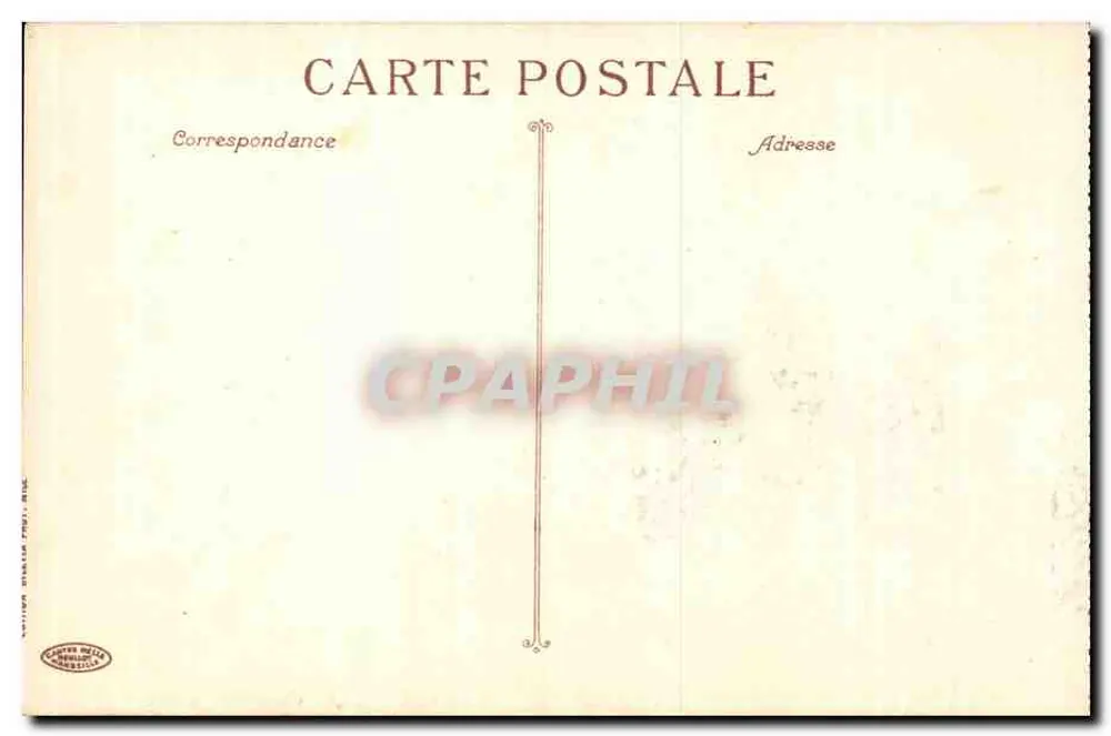Nice — Entrada do Porto - Baía de Límpia — Editor: Carte Postale Paris - Verso