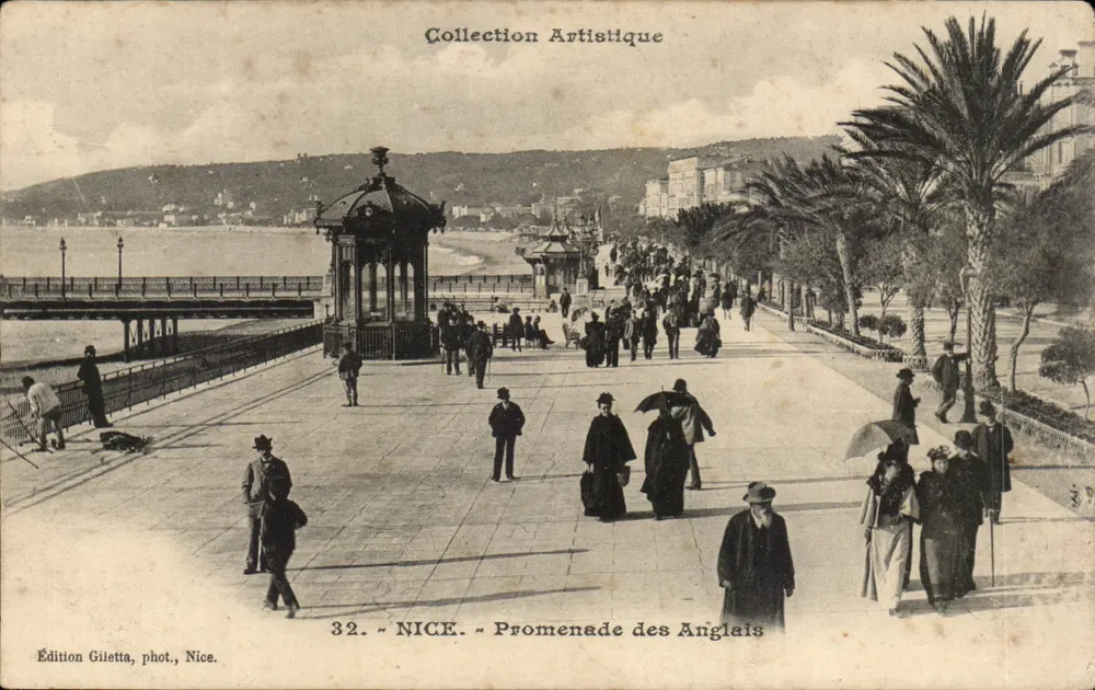 NICE — Promenade dos Ingleses — Edição Giletta, fot. Nice, n°32 - Frente